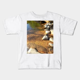 New Hampshire,Lower Falls, Kancamangus Highway Kids T-Shirt